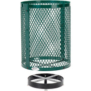Global Industrial Green / 36 Gallon / Industrial Trash, Recycling & Compost