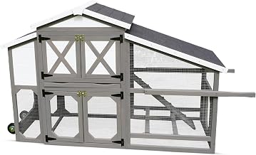 zoovilla Extended Country Style Chicken Coop for 8+ Chickens
