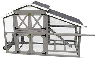 zoovilla Extended Country Style Chicken Coop for 8+ Chickens