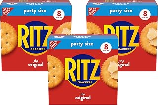 Ritz Original Crackers, Snacks for Kids and Adults, Lunch Snacks, Party Size, 27.4 oz (Pack of 3)