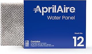 12 Water Panel Humidifier Filter Replacement for AprilAire Whole-House Humidifier Models 112, 224, 225, 440, 445, 445A, 448 (Pack of 1)