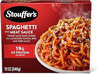 Stouffer's Spaghetti with Meat Sauce, Single Serve Frozen Meal, 12 Oz