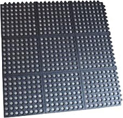 RMAT33I4PK Rubber Mat 3X3Ft Intrlock -4Pk