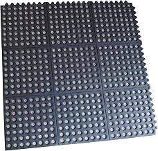 RMAT33I4PK Rubber Mat 3X3Ft Intrlock -4Pk