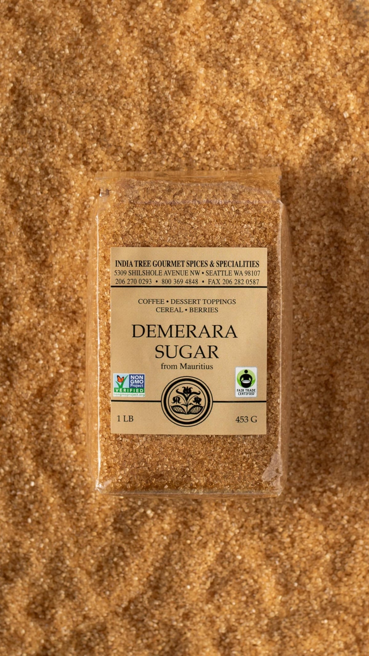 Demerara Sugar by India Tree – 48 Ounce (Pack of 2), paler, Pack of 2, Model 734865103346