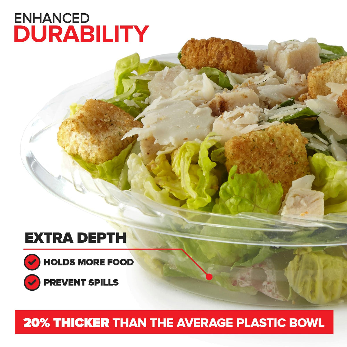 Stock Your Home 40 / 18 Oz / Transparent Bowls