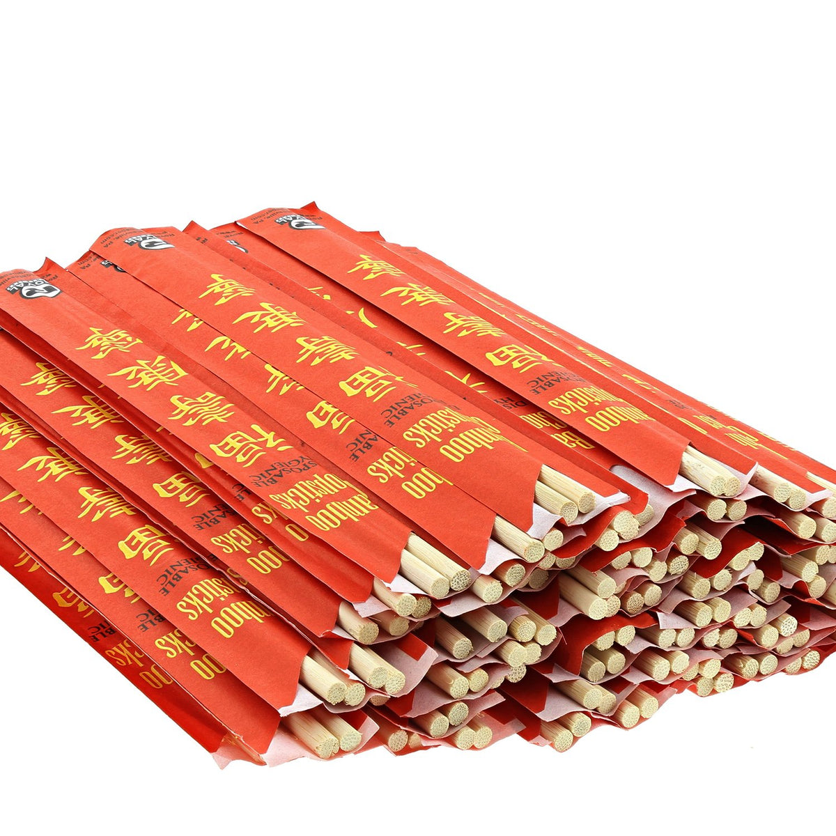 Premium Disposable Bamboo Chopsticks by Royal – 200 sets, Bamboo, Brown, Model CC8134982