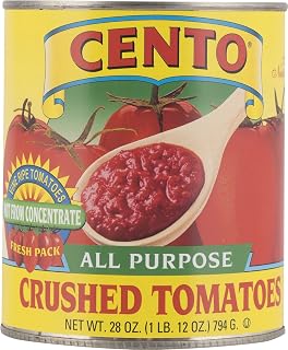 Cento All in One Chunky Crushed Tomatoes in Puree, 28-Ounce Cans (Pack of 12) (1.75 Pound (Pack of 12))