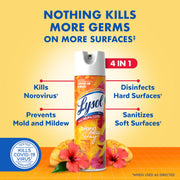 Disinfectant Spray by Lysol – 19 Fl Oz (Pack of 2), Orange, Pack of 2, Model 3283406