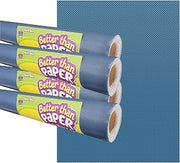 Teacher Created Resources Better Than Paper Bulletin Board Roll, 4' X 12', Slate Blue, 4/Pack (Tcr32442)