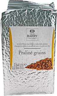 Cacao Barry Praline Graines 1kg Bag | chopped & carmelized hazelnuts