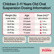 Tylenol Natural Apple Dye Free / 4 Ounce / Gold Acetaminophen