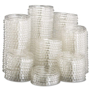 Clear Portion Container Lid - Fits 0.5-1.25 oz (Case of 2500) by SOLO – Small, 0.5 fluid_ounces, Polyethylene Terephthalate, Clear, Pack of 1000