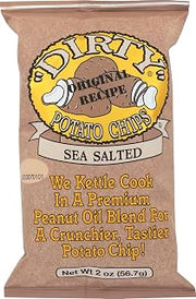Dirty Potato Chips Sea Salted Potato Chips, 2 OZ