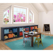 Just Kidding Solid Color Area Rugs by Joy Carpets – 4' x 6' (Rectangular), Polyester, Seafoam, Model 623N-08