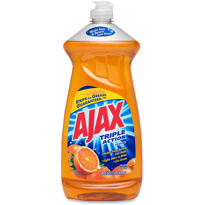 Ajax Dish Detergent, Grapefruit Scent, 28 oz Bottle, 9/Carton