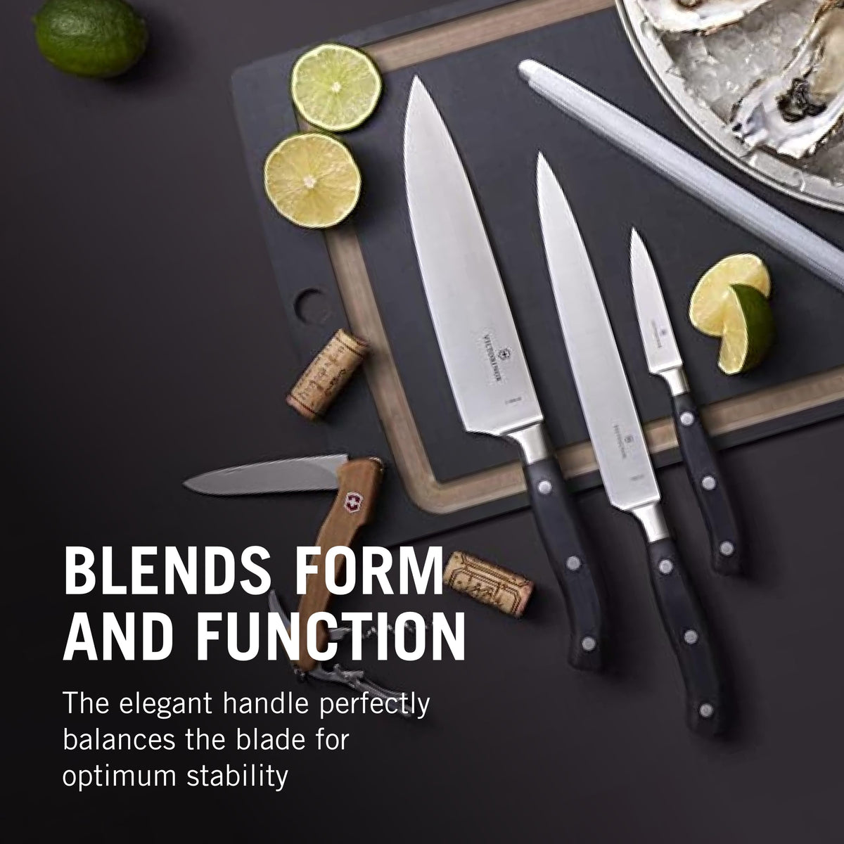 Victorinox 7.9" / grammet / Black Knife Block Sets