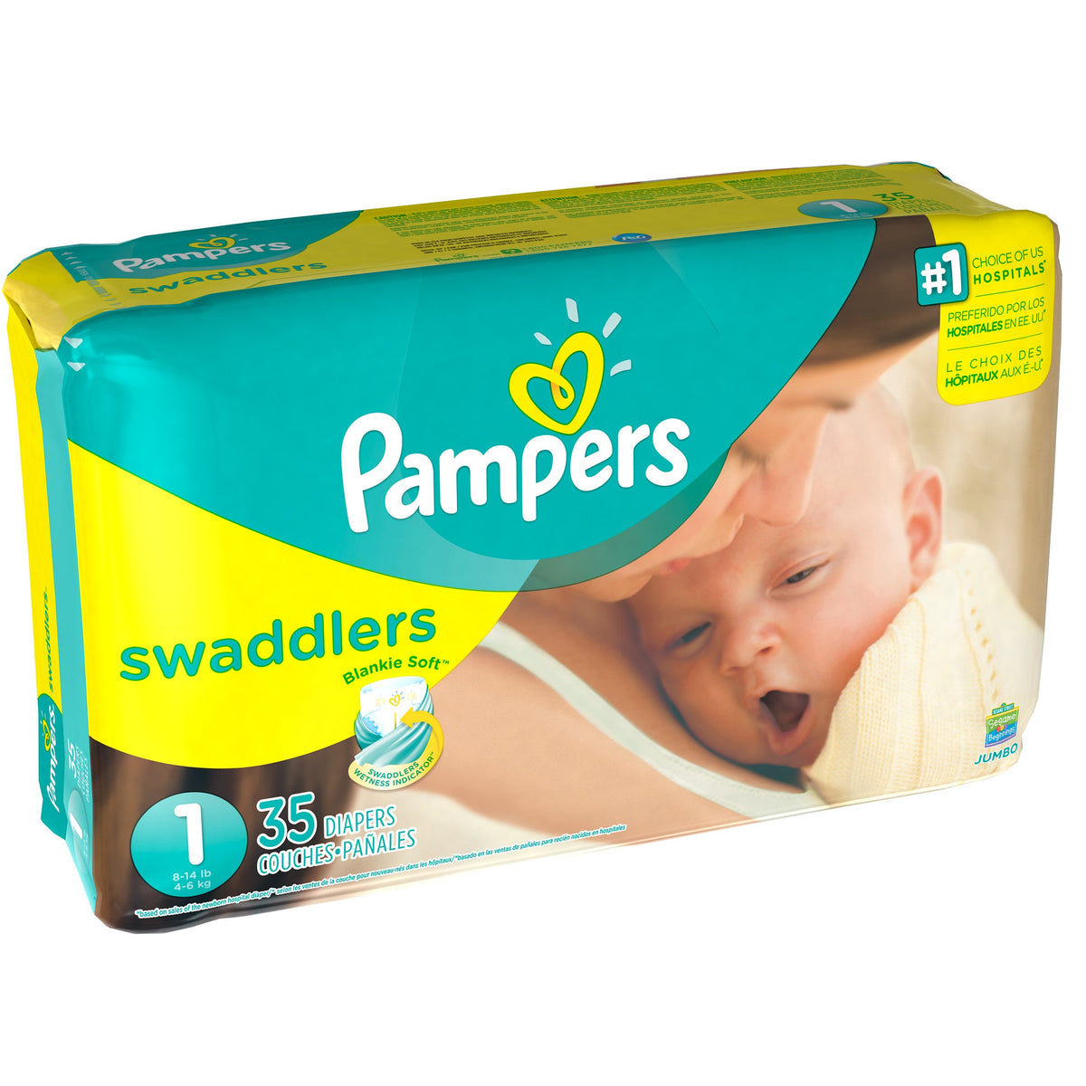 Pampers Size 40 / 26.0 / Multicolor Baby Diapers