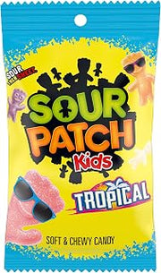 Sour Patch Kids Tropical Soft & Chewy Gummy Candy, 8 oz