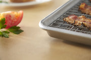 Half Sheet Bakeable Cooling Rack by USA Pan – Half Sheet Cooling Rack, Steel, Nonstick Aluminized Steel, Model 1602CR-6