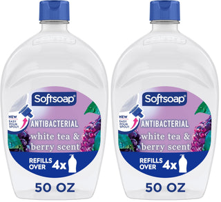 Antibacterial Liquid Hand Soap by Softsoap – 50 Fl Oz (Pack of 2), Transparente, Pack of 2, Model US05259A