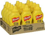 French's Classic Yellow Mustard Squeeze Bottle, 8 oz (12 pack)