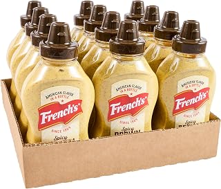 French's Spicy Brown Mustard, 12 oz (Pack of 12)
