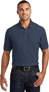Port Authority Unisex Core Classic Pique Pocket Polo