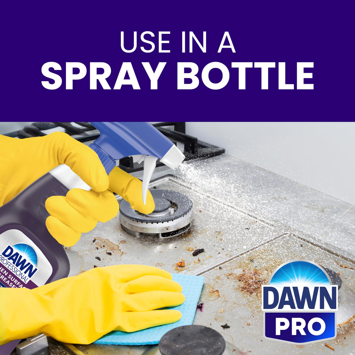 Dawn PRO Kitchen Surface Degreaser by P&G PROFESSIONAL – 32 Fl Oz (Pack of 6), Bamboo, purple, Pack of 6, Model 10030772023713