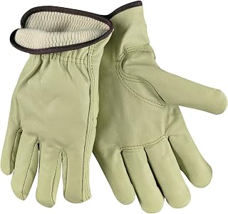MCR Safety 3280S Insulated Leather Driver Gloves, Beige, Small, 1-Pair