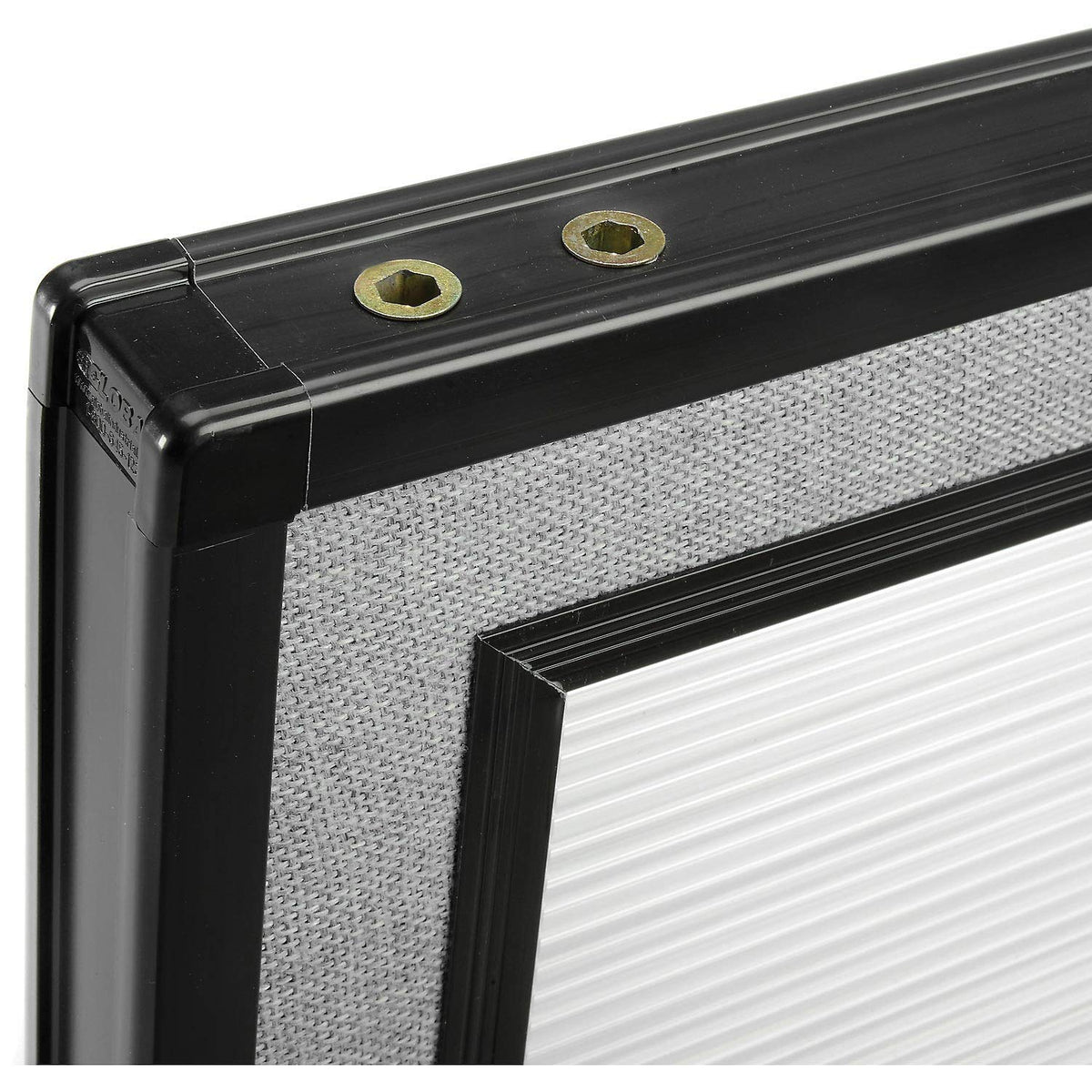 60-1/4"W x 96"H Freestanding Office Partition Panel with Partial Window by Global Industrial – Steel Frame, Gray, Model 695790FWGY