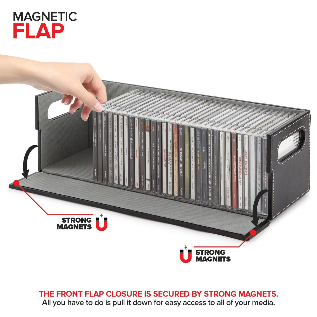 Stock Your Home Black & Gray Interior / 40.0 load / 1 CD Racks