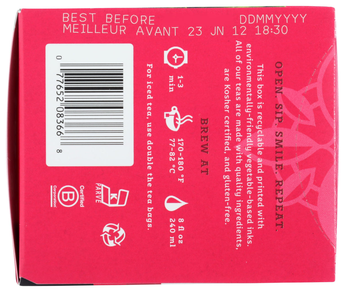 Tea, Tea Pom Raspberry Matcha, 18 Count by Stash – 18 Count (Pack of 1), …, Model 1BK0-57V3-3IA9