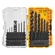 Drill Bit Set by DEWALT – 14 piece set (Pack of 1), High Speed Steel (HSS), Multi, Model DWA1184