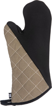 San Jamar Conventional Style / 15" Length / Tan Oven Mitts