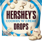 HERSHEY'S Drops Cookies 'n' Creme Candy Bag, 7.6 oz