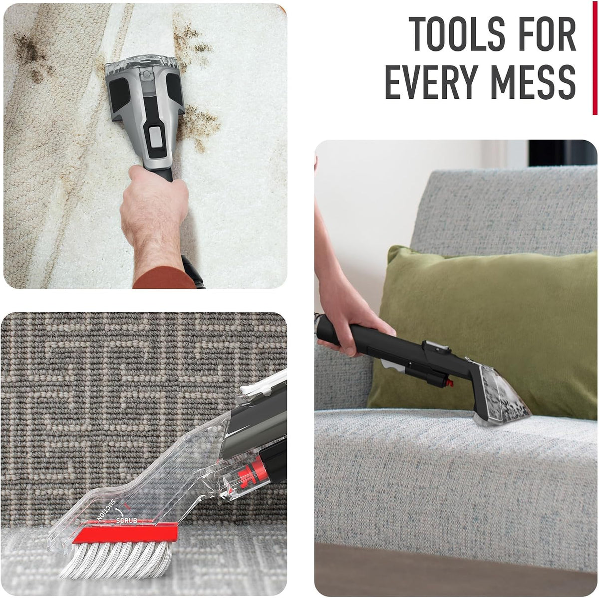 CleanSlate XL Bundle Portable Spot Carpet Cleaner () by Hoover – AVERAGE, 1 quarts, Gray, Model FH15070V