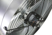 Powerful Industrial Exhaust and Ventilation Fan (24 Inch) by Maxx Air – 24-Inch, Alloy Steel, Silver, Model IF24
