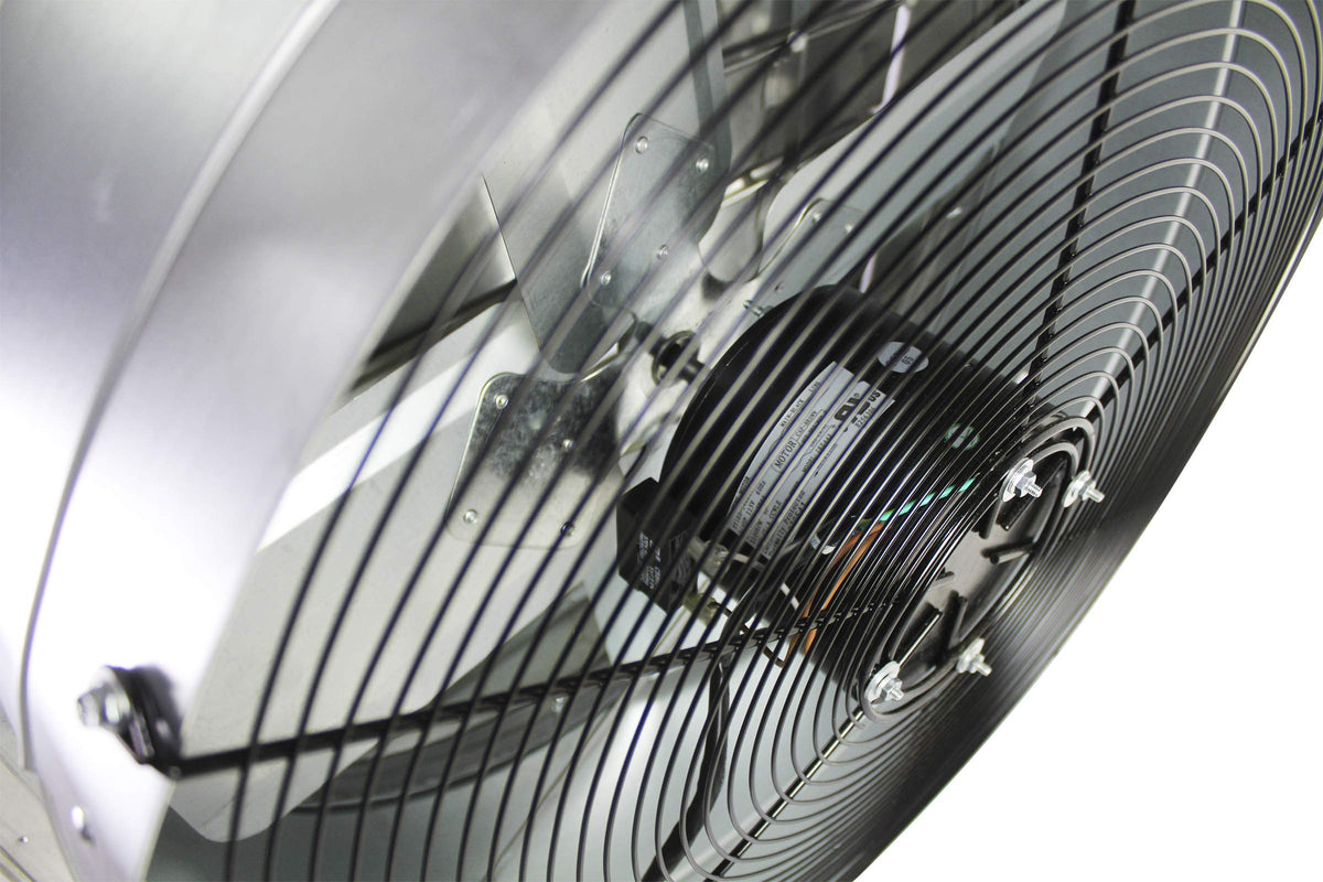 Powerful Industrial Exhaust and Ventilation Fan (24 Inch) by Maxx Air – 24-Inch, Alloy Steel, Silver, Model IF24