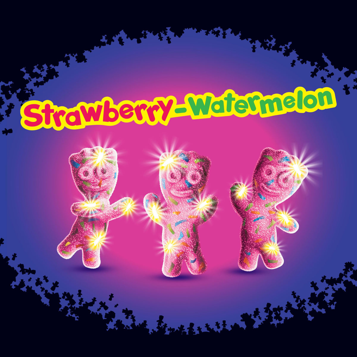 Glow Ups Strawberry-Watermelon Soft & Chewy Gummy Candy by Sour Patch Kids – Bulk