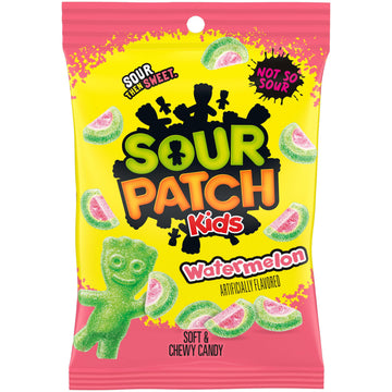 Watermelon Soft and Chewy Gummy Candy, 8 Ounce by Sour Patch Kids – 8 Oz, Multicolor, Model 070462433135