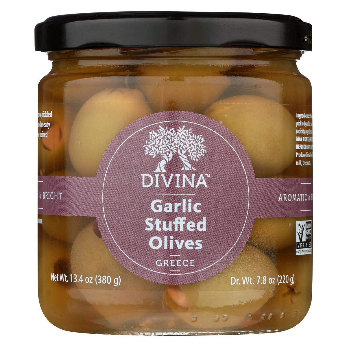 Garlic Stuffed Olives by Divina – Plastic, Model 298059