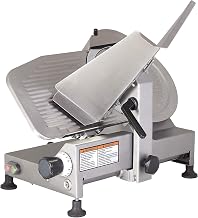 PRO-CUT KSDS-12 Deli Meat Slicer, 12" Stainless Steel Blade, Belt Driven Transmission, Stainless Steel Construction