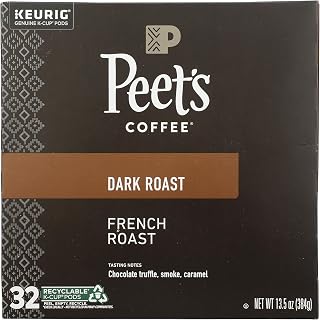 Peet's Coffee & Tea, Coffee K Cup French Roast, 13.5 Ounce