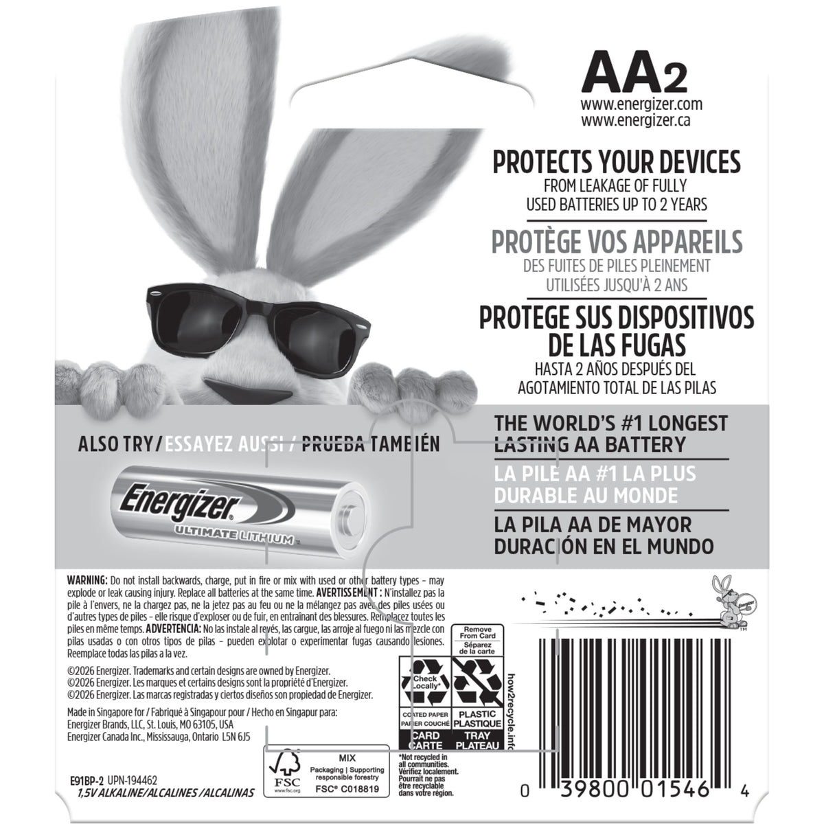 MAX AA Batteries by Energizer – 12 Count (Pack of 2), Multicolor, Pack of 2, Model E009006015