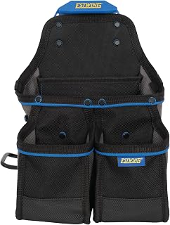 Estwing Framer Tool Belt Pouch with Hammer Loop, Tape Clip, and Kickstand (42623)