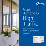Professional Multifold Paper Towels by Kleenex – 120 Count (Pack of 25), Paper, White, Pack of 3000, Model 13253