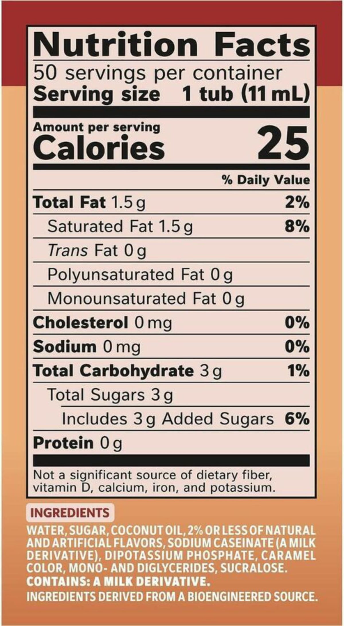 Nestlé® Coffee-mate® Liquid Creamer by Coffee Mate – True, Model COFFEEMATE-102577-SO