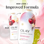 Olay Black Cherry & Vanilla / 22 Fl Oz (Pack of 1) / White Body Washes