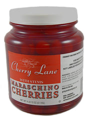 Cherry Lane Maraschino Cherry with Stem by Seneca Foods Corporation – Pack of 6